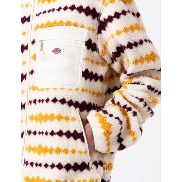 Dickies Women's Sherpa Jacket in Cream - Large, New with Tags - Picture 4 of 5